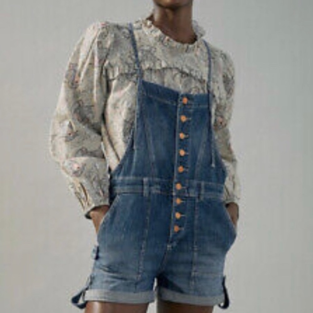 Anthropologie Pilcro overall shorts 25